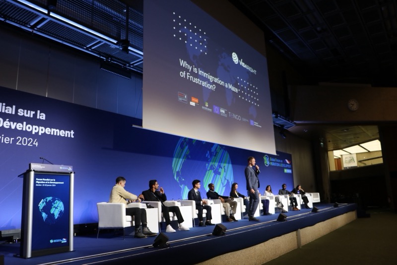 Andreas speaking at conference